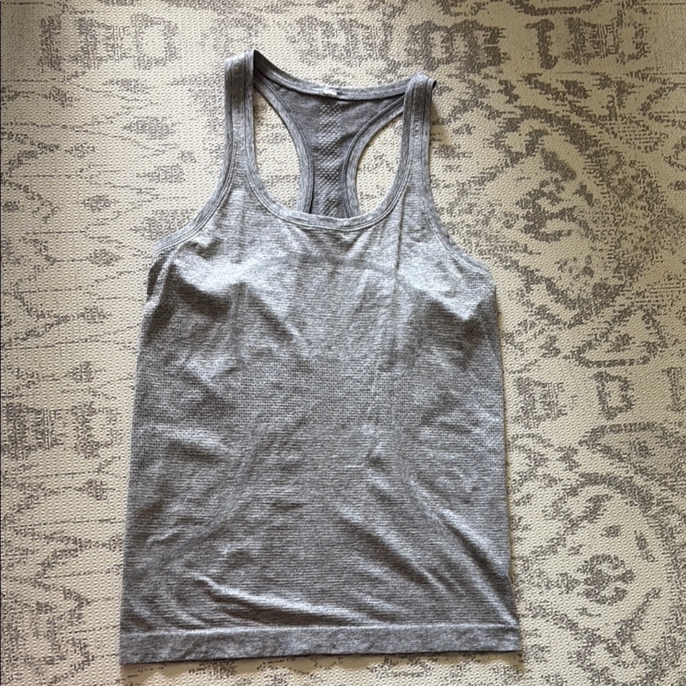 Lululemon Gray Racerback Tank Top